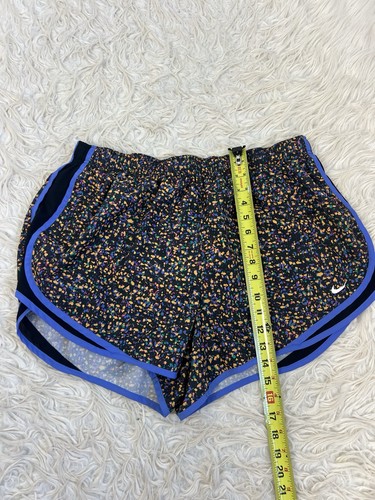 Nike Dri-fit Women's 1x Tempo Icon Clash Running Shorts Active Multicolor Print - Picture 5 of 10