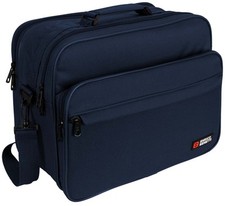 Enrico Benetti Arbeitstasche Umhängetasche Herrentasche XXL Querformat Blau