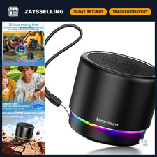 Portable Bluetooth Speaker 5.4 - Mini Wireless Speaker with Noise Reduction Mic,