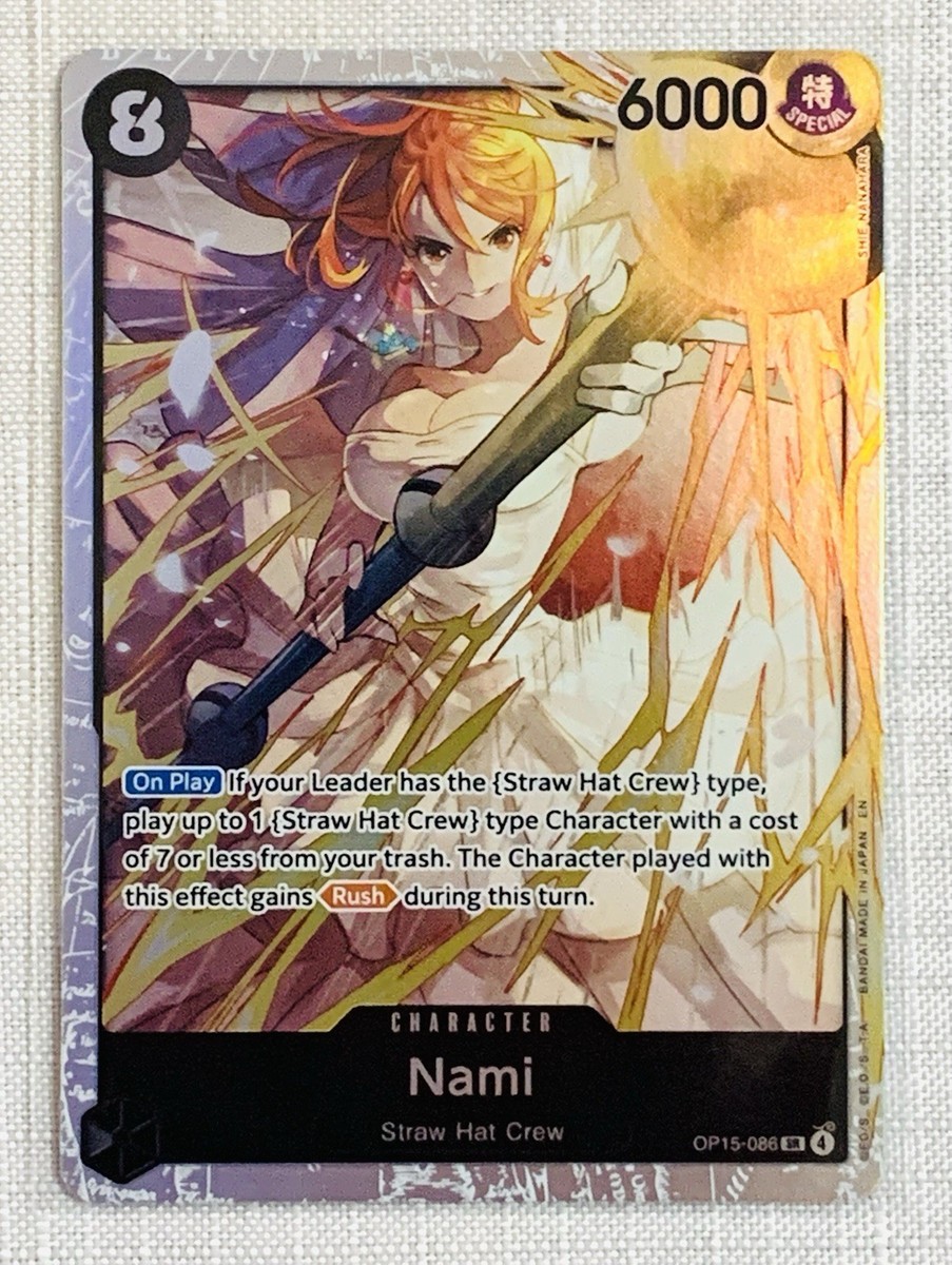 One Piece TCG Nami OP15-086 SR Adventure on KAMI's Island English