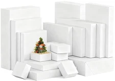 Gift Boxes With Lids lot Large White Gift bulk For Clothes Holidays Christmas