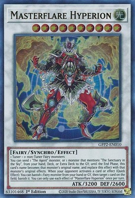 Masterflare Hyperion 1st Edition Ultra Rare GFP2-EN010 LP