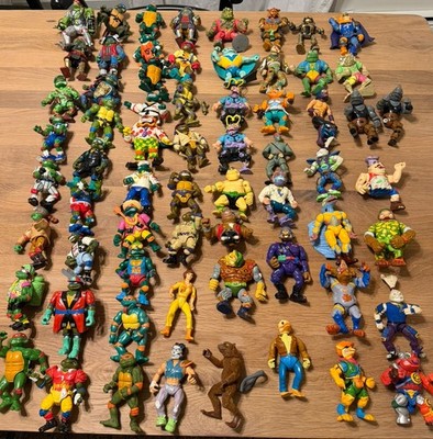 Vintage 80's-90's TMNT Teenage Mutant Ninja Turtles Toys Figure