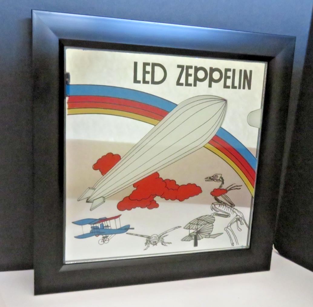 1980's VINTAGE Led Zeppelin® *VIDEO* Rainbow Mirror Hindenburg
