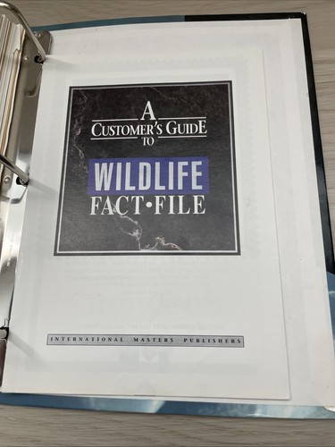 International Masters Publishers Wildlife Fact-File 75+ Cards Groups 6-11 +Guide - Picture 8 of 11