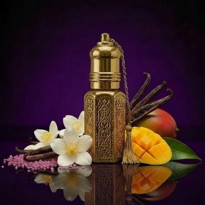 Mango Skin & Leaf | Perfume Oil Pure Uncut Arabian Attar 3ml Gift Set Men, Women