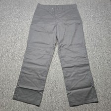 Genuine Dickies Pants Mens 34x30 Black Double Knee Flex Workwear Utility Durable