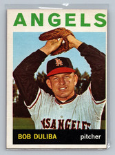 1964 Topps BOB DULIBA Los Angeles Angels VINTAGE MLB Baseball #441 FAST SHIP