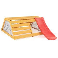 5-in-1 Indoor Jungle Gym Montessori Climbing Toys with Removable Door Curtains