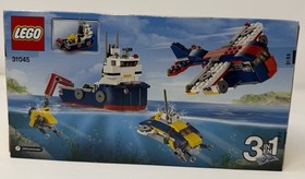 LEGO 31045 Ocean Explorer Creator 3 in 1 Ship Yellow Sub Plane New Sealed Retire