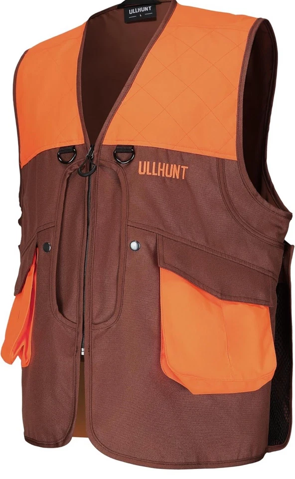 Upland Hunting Vest, Bird Game Vest with Front Pockets & Back Game Pouch Size L - Image 2 of 4