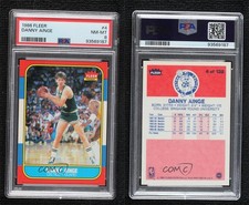 1986-87 Fleer Danny Ainge #4 PSA 8