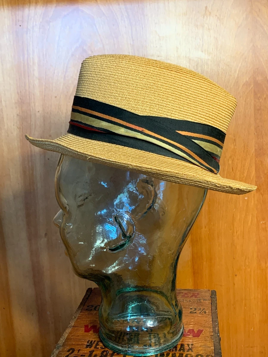 Straw Fedora 1950s Vintage Hats for Men for sale | eBay