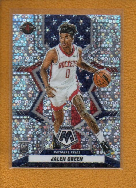 Jalen Green 2021-22 Panini Mosaic Rookie National Pride Fast Break Prizm RC #259