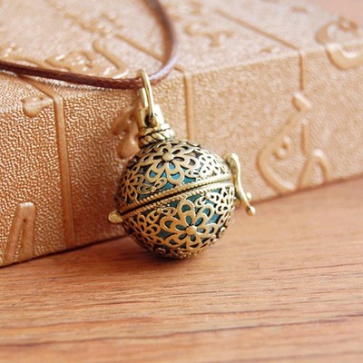 4 Pcs Hängender Aromaanhänger Aus Metall Aromatherapie Dekoration
