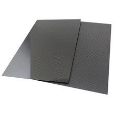 400x500mm 3K 100% Carbon Fiber Plate Panel Sheet 0.2-9mm Thickness Matte Surface