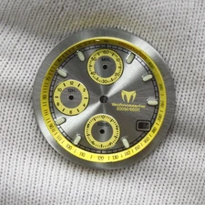 Technomarine Cruise 30mm Silver & Yellow Sub-Dials For 36mm Watch