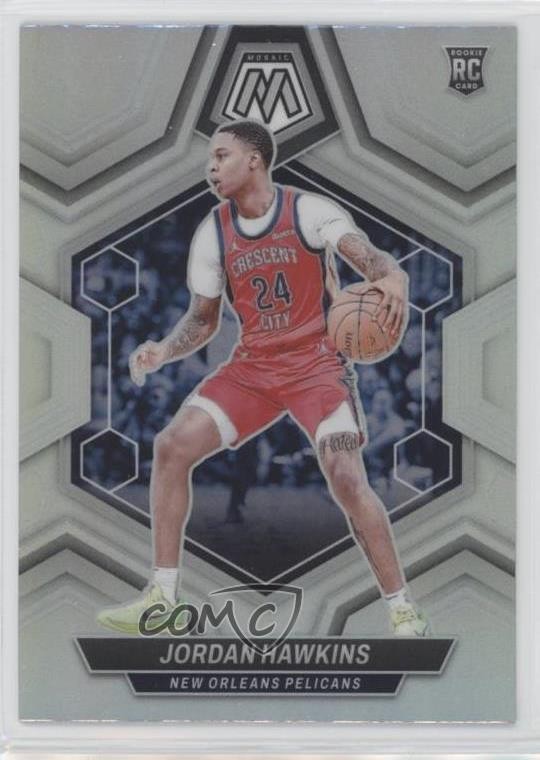 2023-24 Panini Mosaic Rookies Silver Prizm Jordan Hawkins #243 Rookie RC 05ns