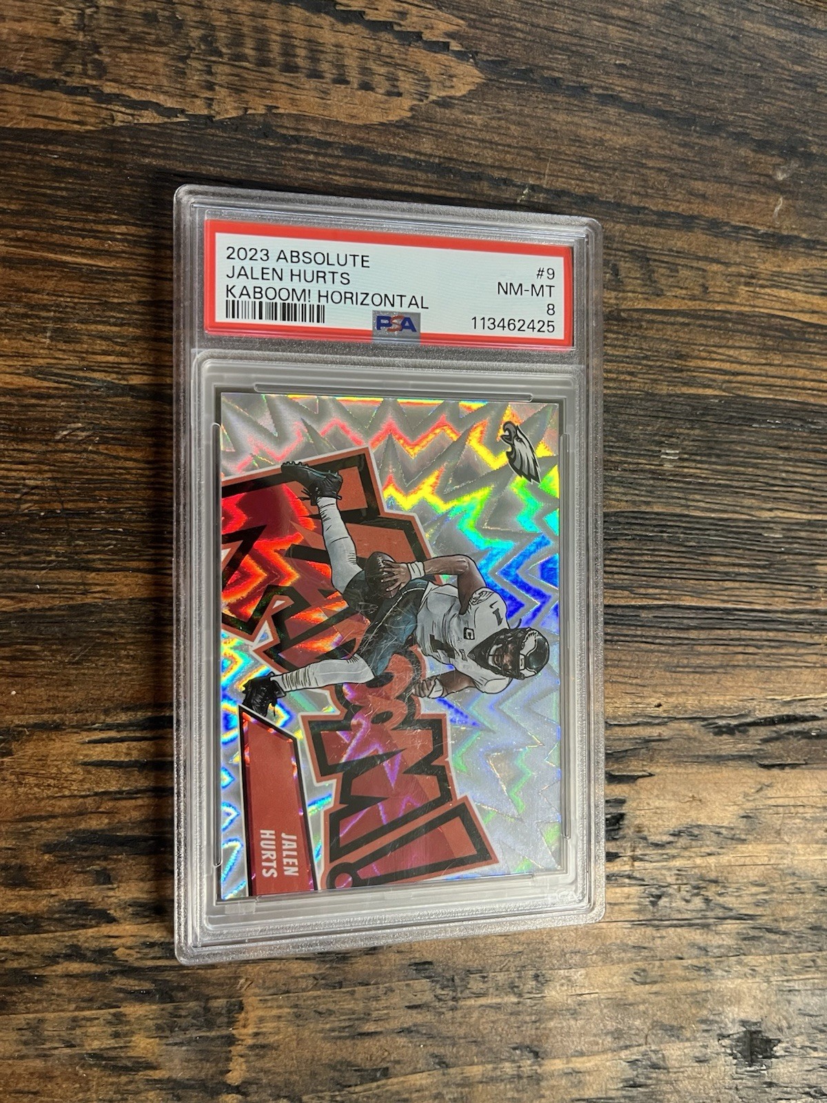 2023 Panini Absolute - Kaboom! Horizontal Jalen Hurts #9