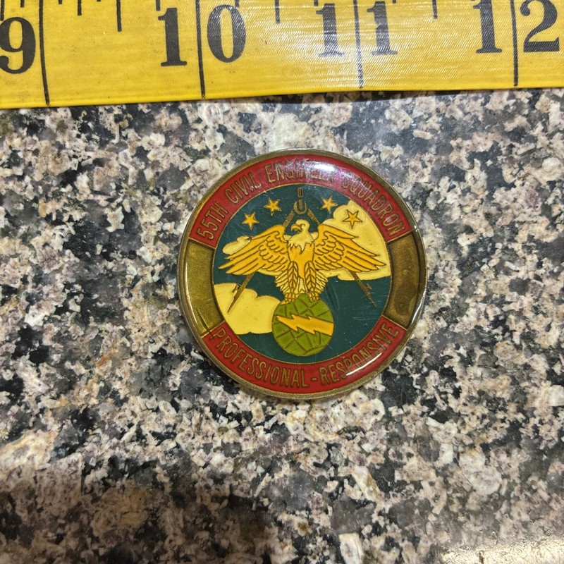 55th Civil Engineer Squadron Coin