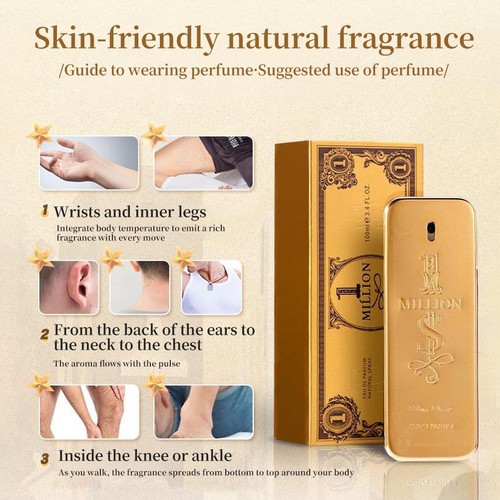 Men's Perfume 100ml,seductive Wood Leather Note,Long Lasting Fragrance - Picture 3 of 5