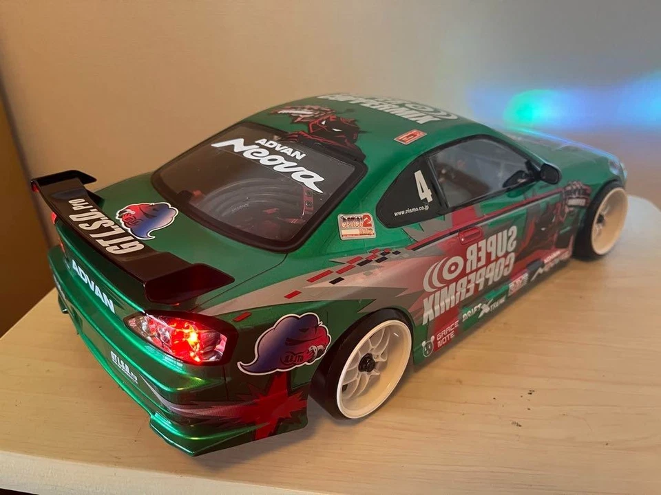 Nissan Silvia COPPERMIX RC Car Body Shell Only 1:10 Painted NISMO - Image 3 of 4
