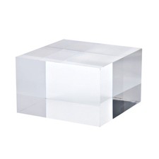 3" x 3" x 2" Jewelry Display Riser, Acrylic Cube Display Stand, Clear