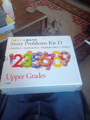 Touch Math Touchmath Story Problems Kit D Upper Grades New Sealed TM992