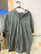 Brooks Brothers Performance Polo Men's XL Gray Short Sleeve Original Fit Cotton