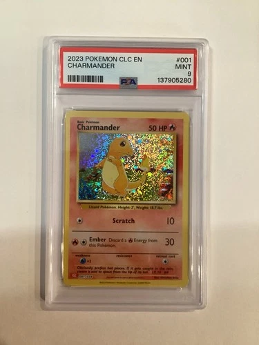 Pokemon Classic Collection Charmander Holo CLC 001/034 PSA 9