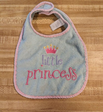Little Wonders Baby Girl One Size Cotton Blend Little Princess Feeding Bib