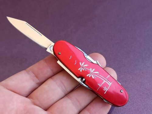 1970 Japan Multitool Knife, Pocket Folding Lockback Knife, Katana Brand - Picture 8 of 21