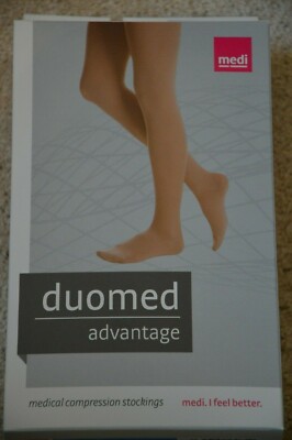 Medi Duomed Advantage Thigh High 15-20 Compression Stockings Size Medium Petite