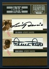 Luis Aparicio & Minnie Minoso 2005 Signature Series Ink Credible Autographs IS21