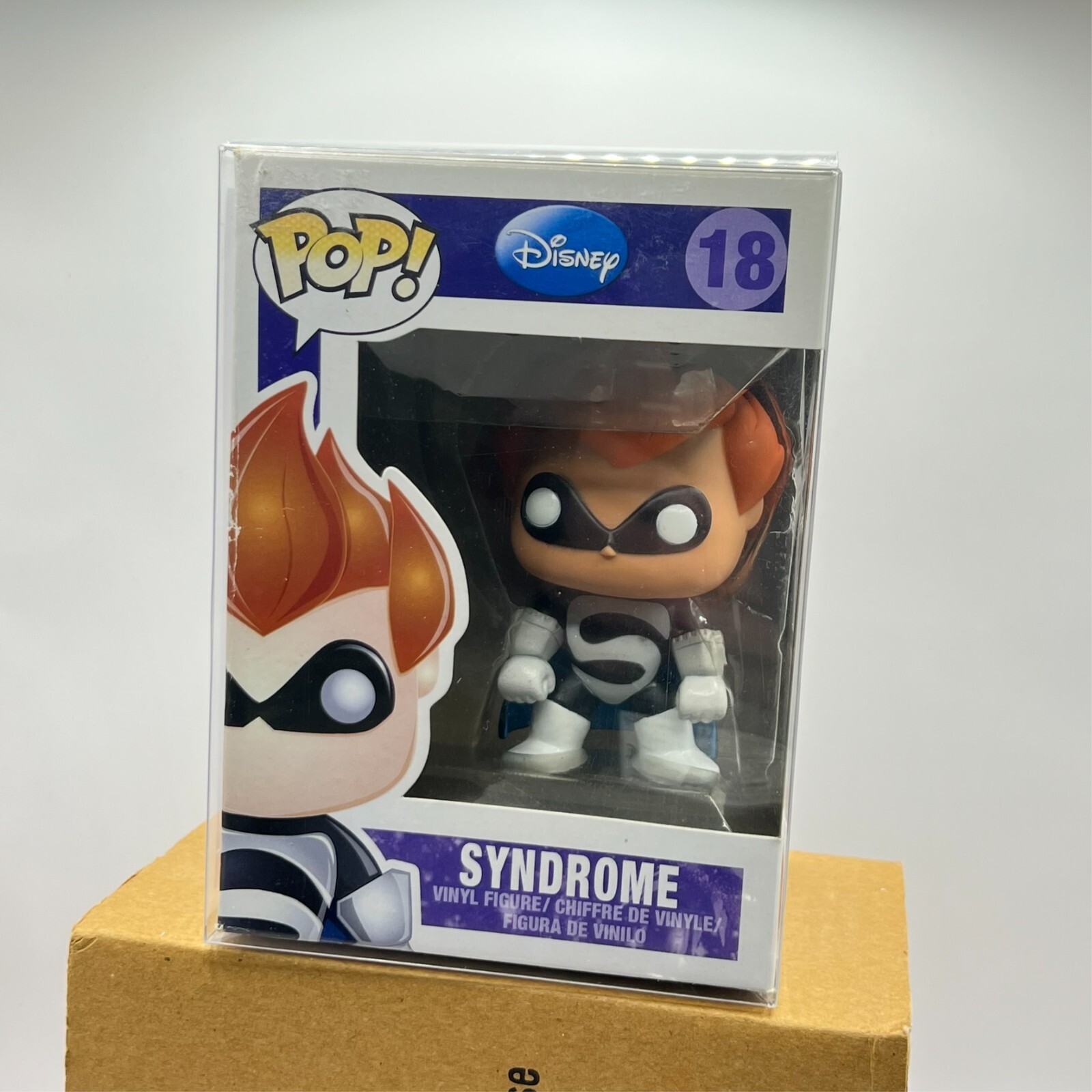 Funko Pop! Figura Vinilo Disney Pixar Síndrome De Los Increíbles #18 En Protector