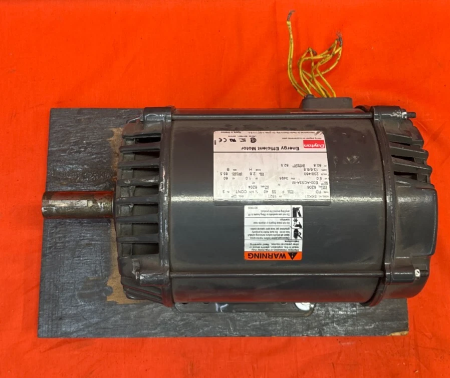 DAYTON INDUSTRIAL MOTOR 5KK01, FRAME 182T, 5 HP, 3495 RPM, 3 PH, 230/460 VOLTS - Image 2 of 4