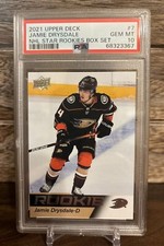 2021 Upper Deck Hockey NHL Star Rookies Box #7 Jamie Drysdale ROOKIE PSA 10