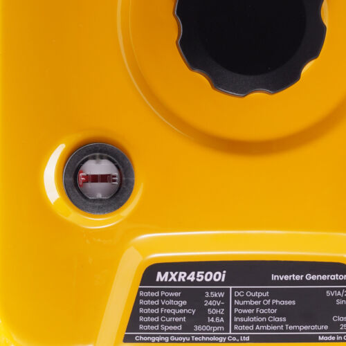 Inverter Generator 3.8KW Max 3.5KW Portable Petrol Open Frame Pure Sine Wave - Picture 14 of 15