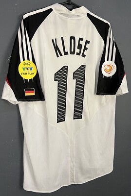 MEN KLOSE GERMANY 2003/2004 DEUTSCHLAND HOME SOCCER FOOTBALL SHIRT