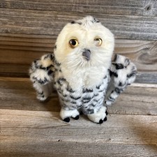 Juguete de peluche SOS Save Our Space búho moteado nevado pájaro 14 pulgadas