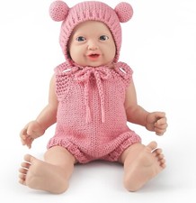 Bambola Neonata 31cm in Silicone, Bambola Realistica