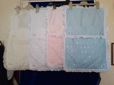 Dolls Bedding De Luxe Broderie Anglais Cosy Toes for cots & Prams Large