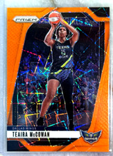 Teaira McCowan 2024 Panini Prizm WNBA Orange Lazer Prizm Card-#105 Vibrant