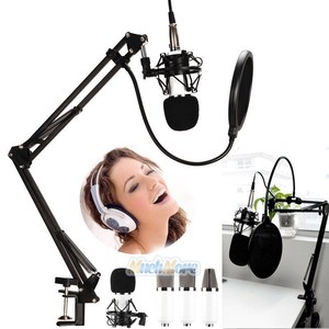 Professional Audio Kondensator Mikrofon Set Vocal Studio Aufnahme Set Stander Usb Ebay ebay