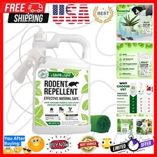 1 Gallon Peppermint Oil Rodent Repellent - Family-Safe Indoor & Outdoor Spray
