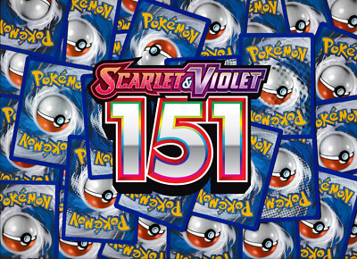 Pokemon TCG Scarlet & Violet 151 Singles M/NM *choose your cards*