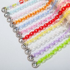 Replacement Women Retro Transparent Acrylic Chain For Strap Shoulder Bag Handbag