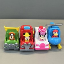 Disney Junior Mickey Minnie Mouse Goofy Lets Work Ambulance Firetruck Vehicles