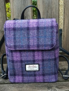 harris tweed mini backpack