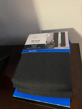 NEW MAINSTAY SOUTHPORT LIGHT FILTERING ROD POCKET CURTAIN PANELPAIR40X84 CHARCOA